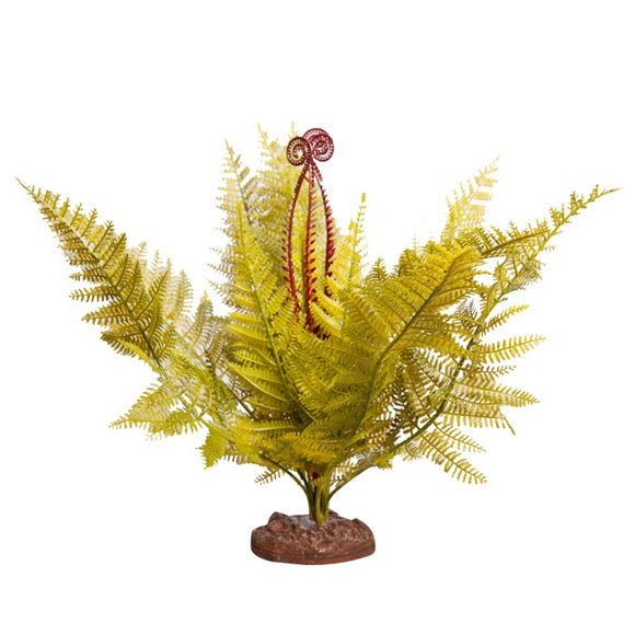 REPTILE ONE REPTILE PLANT LARGE FERN GREEN WITH CERAMIC BASE