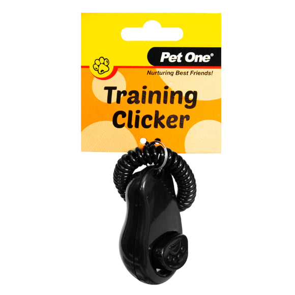 PET ONE TRAINING CLICKER BLACK