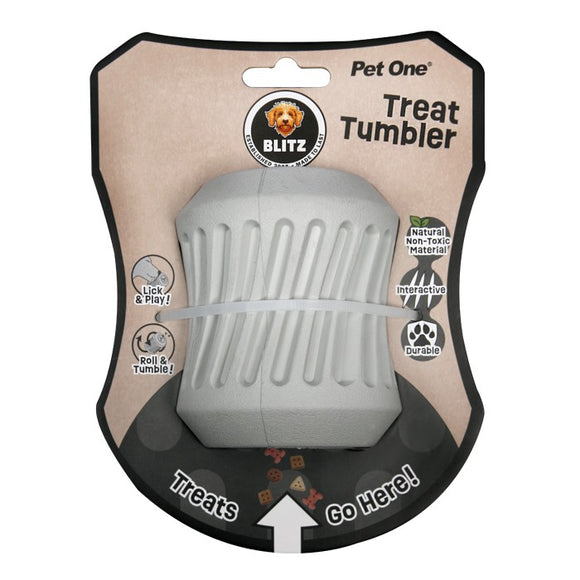 PET ONE RUBBER TREAT TUMBLER LARGE