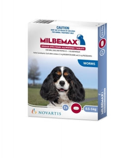 MILBEMAX DOG 0 TO 5KG 2PK