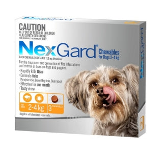 NEXGARD 2-4KG 3PK