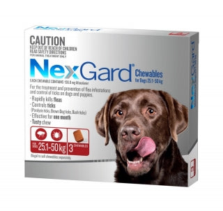 NEXGARD 25-50KG 3PK