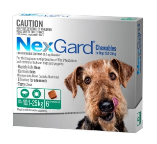 NEXGARD 10-25KG 6PK