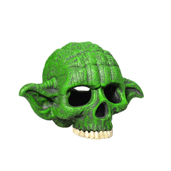 BIOSCAPE GREEN SPACE SKULL 15.5 X 12 X 10.5CM