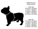 RED DINGO PADDED HARNESS COOL GREY EXTRA SMALL
