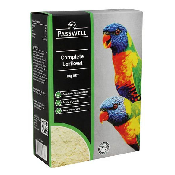 PASSWELL LORIKEET DRY 1KG