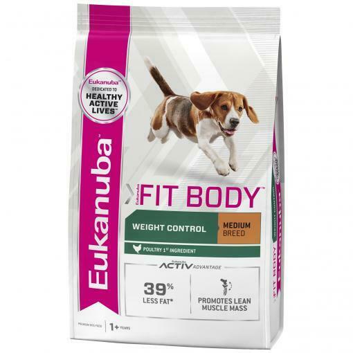 EUKANUBA FIT BODY MEDIUM BREED 3KG
