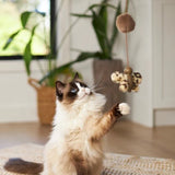 KAZOO KITTY PLAY WAND BUTTERFLY WITH CATNIP