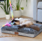 KAZOO KITTY PLAY WAND FLUFFY RAINBOW TAIL
