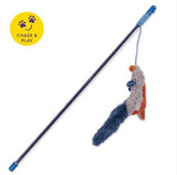 KAZOO KITTY PLAY WAND FLYING MOUSE