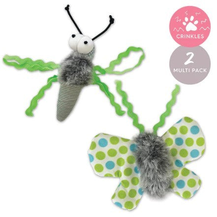 KAZOO FLUTTERBY 2 PACK CRINKLES