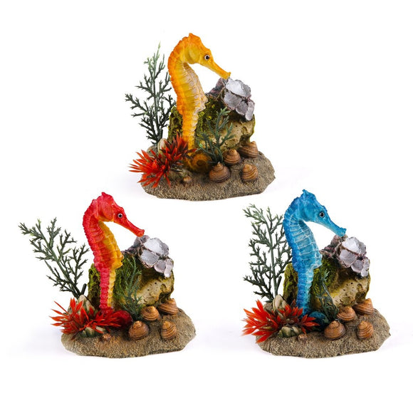 KAZOO SEAHORSE WITH PLANT ASSORTED COLOUR MINI
