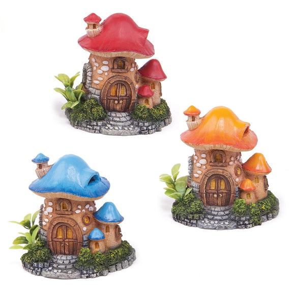 KAZOO MUSHROOM HOUSE SMALL ASSORTED COLOUR