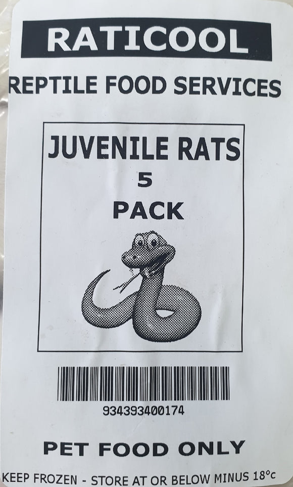 RATICOOL RAT JUVENILE 5PK