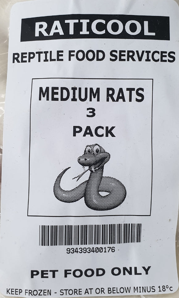 RATICOOL RAT MEDIUM  3PK