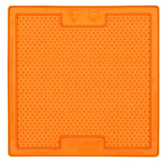 LICKIMAT SOOTHER X-LARGE ORANGE 30 X 25CM