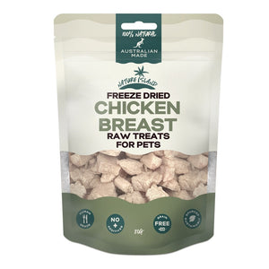 NATURE ISLAND FREEZE DRIED CHICKEN BREAST RAW TREATS FOR PETS 80G