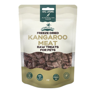 NATURE ISLAND FREEZE DRIED KANGAROO MEAT RAW TREATS FOR PETS 80G