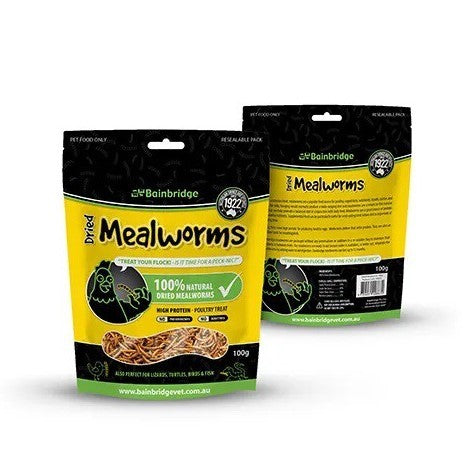 BAINBRIDGE DRIED MEALWORMS 100G