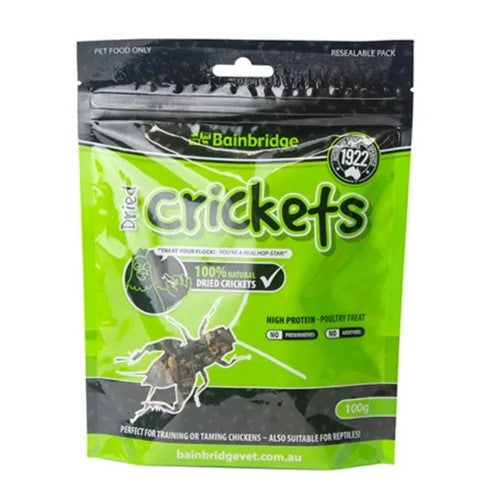 BAINBRIDGE DRIED CRICKETS 100G