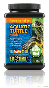 EXO TERRA TURTLE FOOD ADULT FLOATING PELLETS 530GM