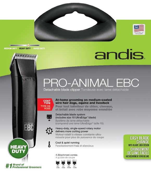 ANDIS CLIPPER PRO-ANIMAL EBC I BLACK