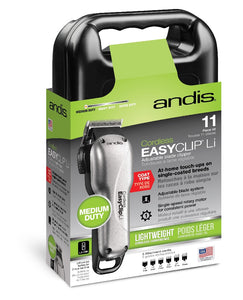 ANDIS CLIPPER EASYCLIP LI CORD/CORDLESS SILVER