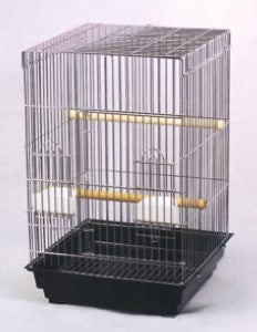 TSA 5974 PARROT CAGE 18 X 18" WHITE (45 X 45 X 71CM)