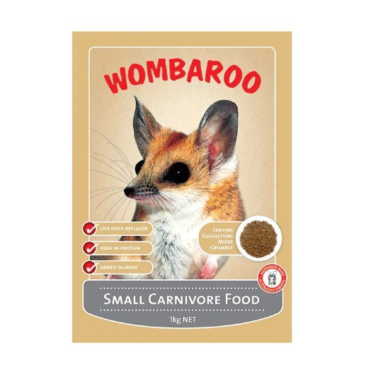 WOMBAROO SMALL CARNIVORE FOOD 1KG