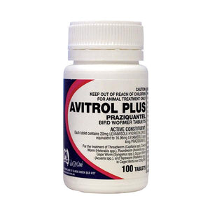 AVITROL BIRD WORMER 100TAB