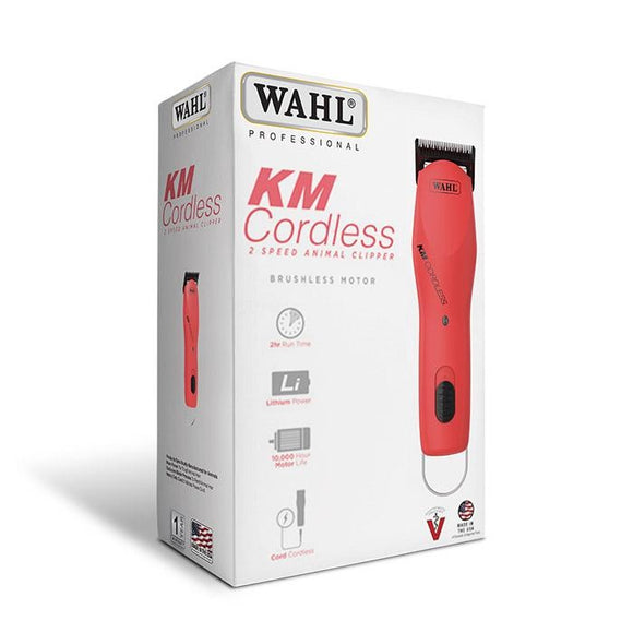 WAHL KM CORDLESS TWO SPEED CLIPPER PINK