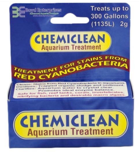 CHEMI CLEAN AQUARIUM TREATMENT 2G (TREATMENT FOR UP TO 1135L)