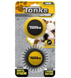 TONKA ARMOUR BALL TWIN SET YELLOW/BLACK 10CM