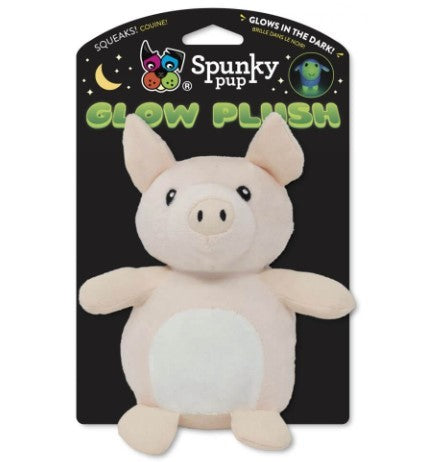 SPUNKY PUP GLOW PLUSH PIG SMALL