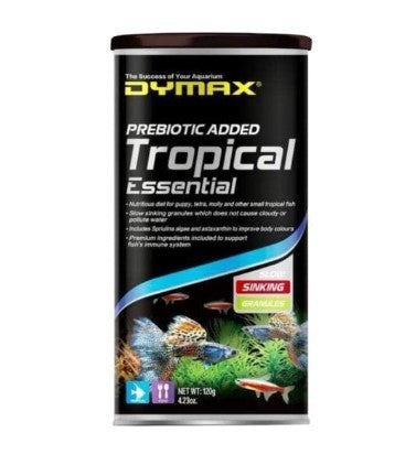 DYMAX TROPICAL ESSENTIAL SLOW SINKING GRANULES 120G
