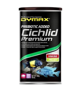 DYMAX CICHLID PREMIUM 2MM SINKING PELLET 560G