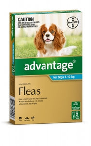 ADVANTAGE DOG 4-10 BLUE 6PK