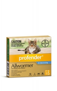 PROFENDER CAT 2.5-5KG 2PK