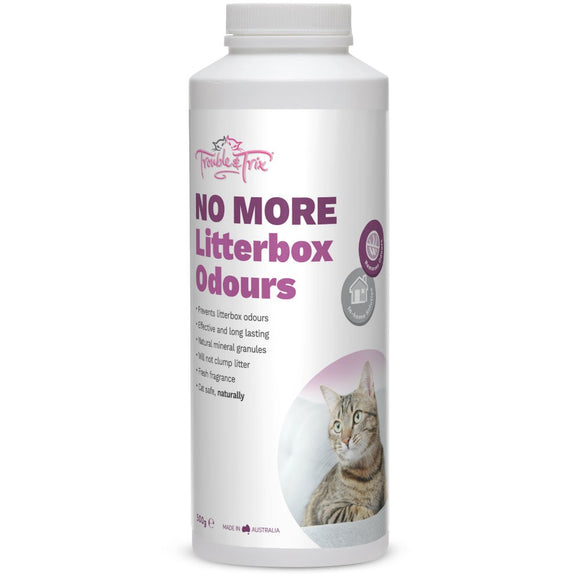 TROUBLE AND TRIX NO MORE LITTERBOX ODOURS POWDER 500G