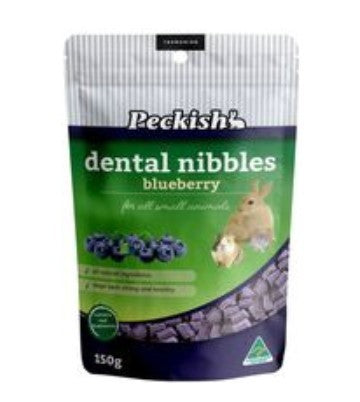 PECKISH HEALTH TREATS - BLUEBERRY NIBBLES 150G