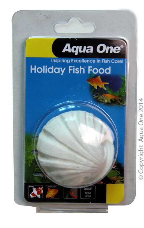 AQUA ONE HOLIDAY BLOCK FISH FOOD 40G