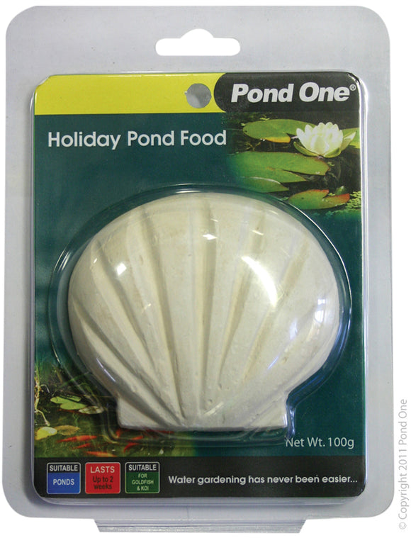 POND ONE HOLIDAY BLOCK FISH FOOD 100G