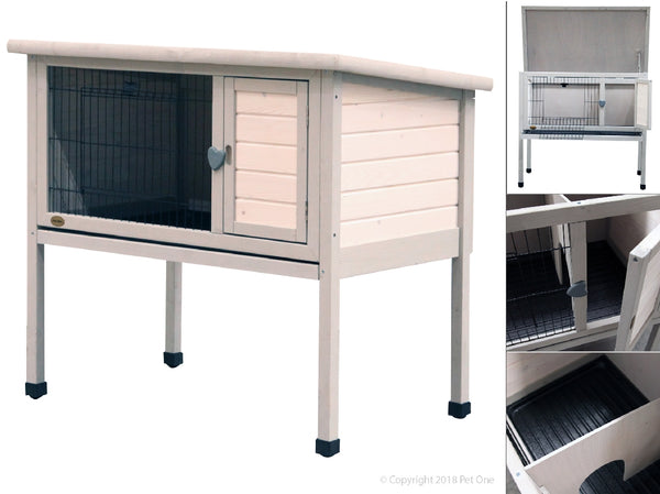 Single storey outlet rabbit hutch