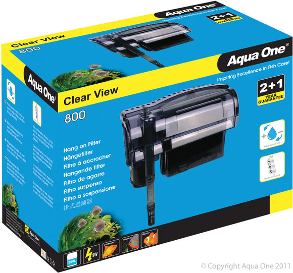 AQUA ONE CLEARVIEW 800 HANG ON FILTER 800L/H