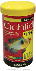 AQUA ONE CICHLID FLAKES 52G