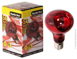 REPTILE ONE INFRARED HEAT LAMP 50W