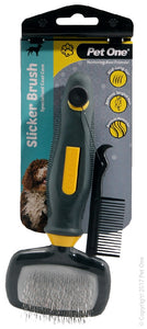 PET ONE GROOMING SLICKER BRUSH SMALL