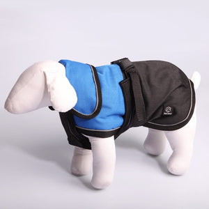 *LAST SEASON* PET ONE DOG COAT BLIZZARD 30CM BLUE HEAVY DUTY AND WATERPROOF##