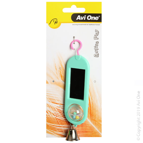 AVI ONE BIRD DOUBLE SIDED MIRROR WITH TUMBLING BALL