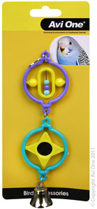 AVI ONE BIRD TOY TWIN RINGS